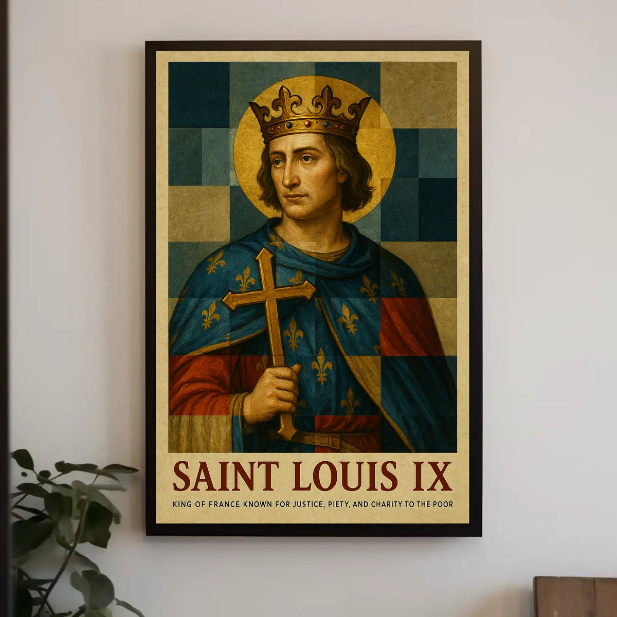 Saint Louis Ix King Of France Poster
