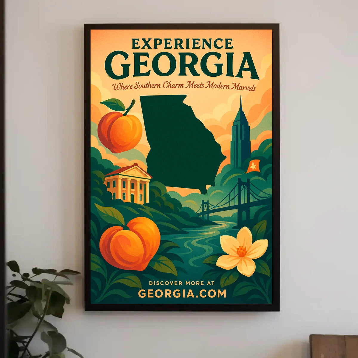 Experience Georgia Southern Charm Poster
