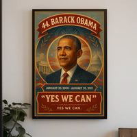 Obama Inspirational Legacy Presidential Poster
