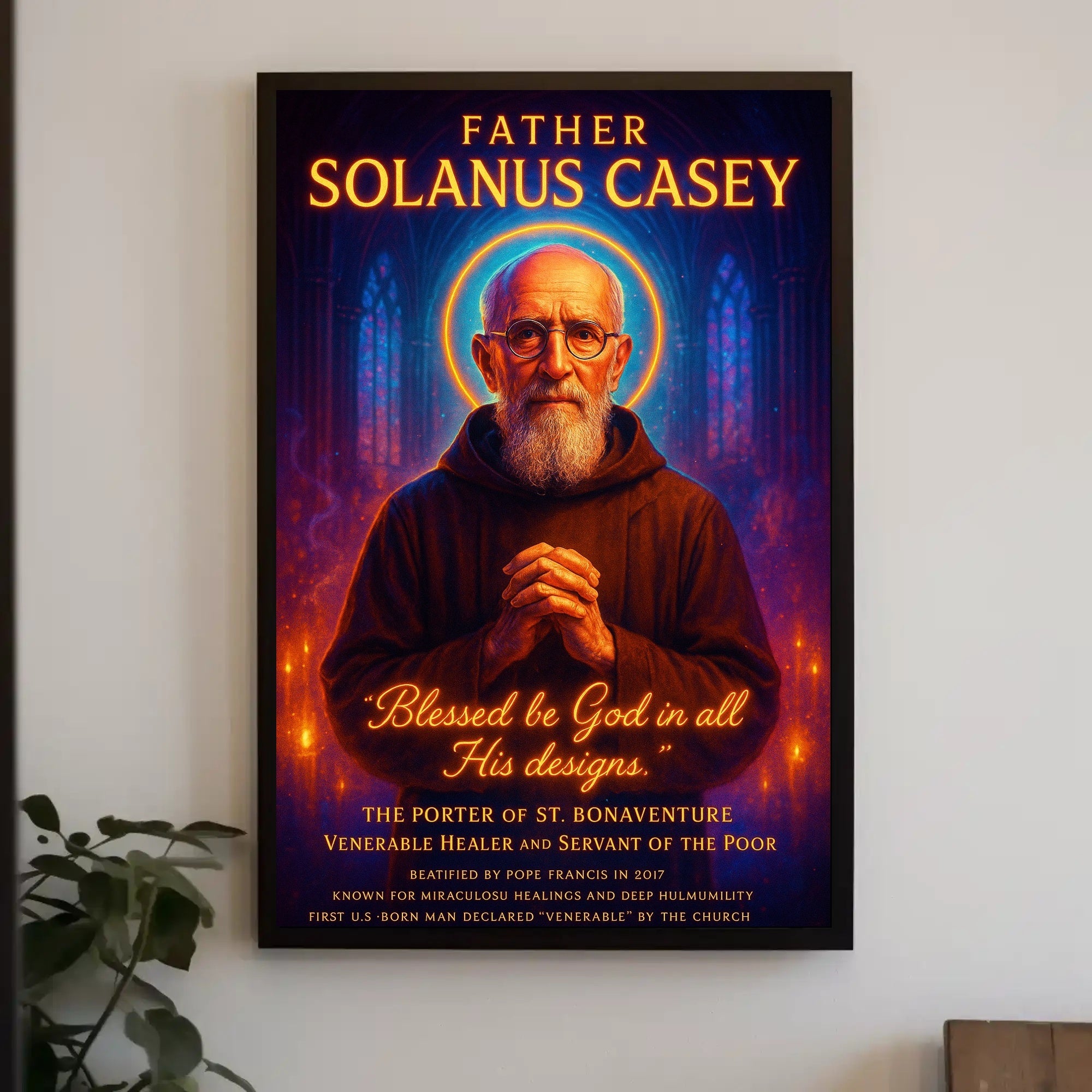 Father Solanus Casey Poster PosterGoat