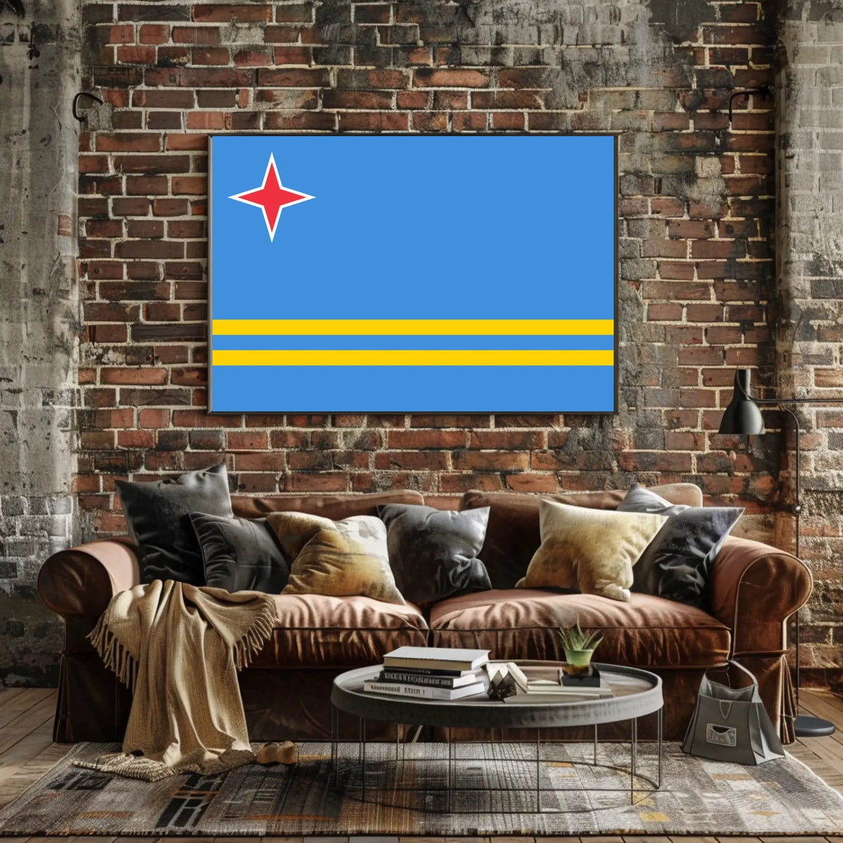 Aruba Flag Poster