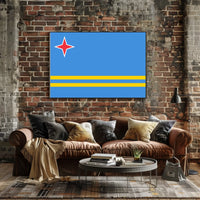 Aruba Flag Poster