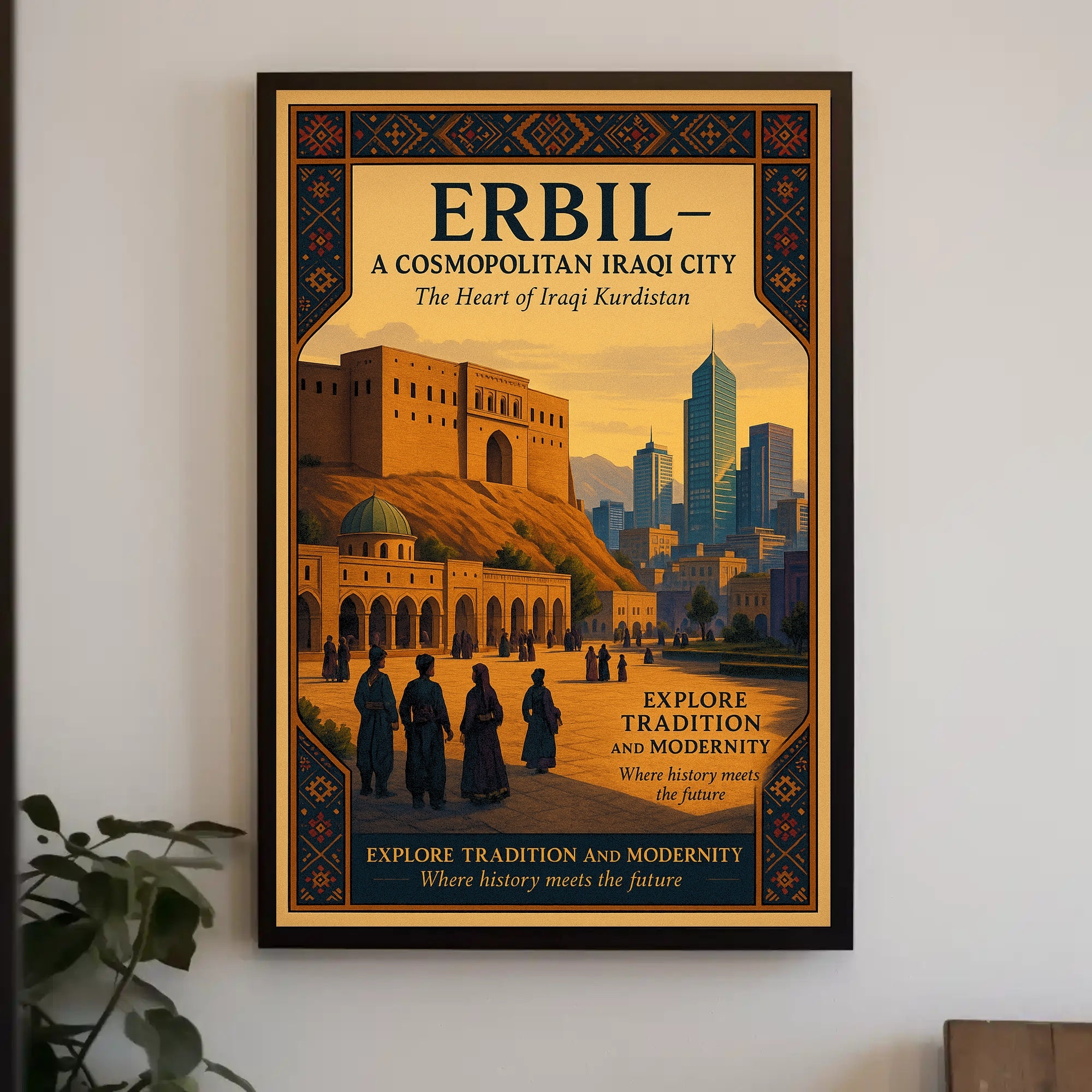 Erbil A Cosmopolitan Iraqi City Poster PosterGoat