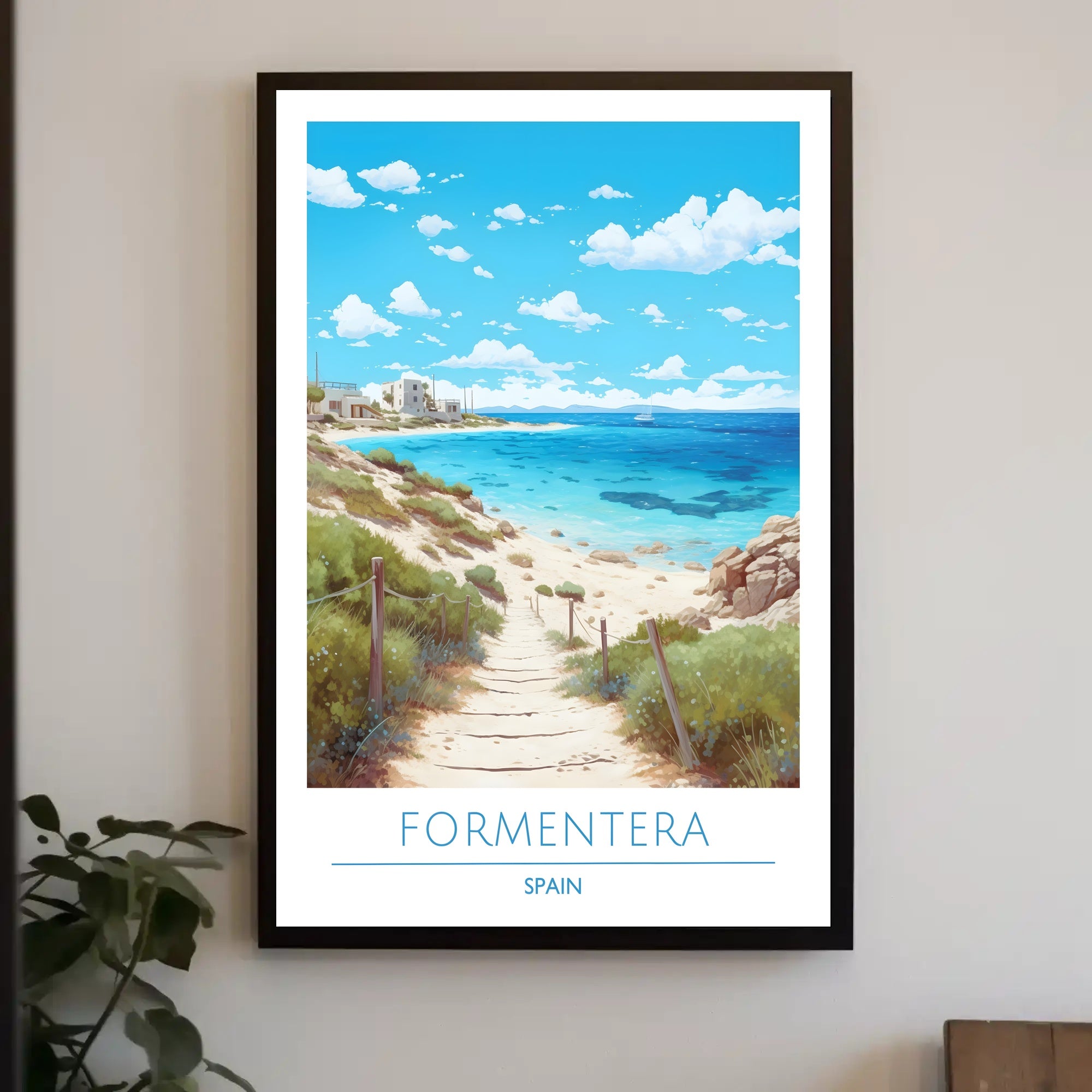 Formentera Serenity Travel Poster