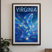 Virginia A Kaleidoscope Of Color Poster
