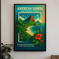 Explore Untouched Beauty National Park Travel Poster