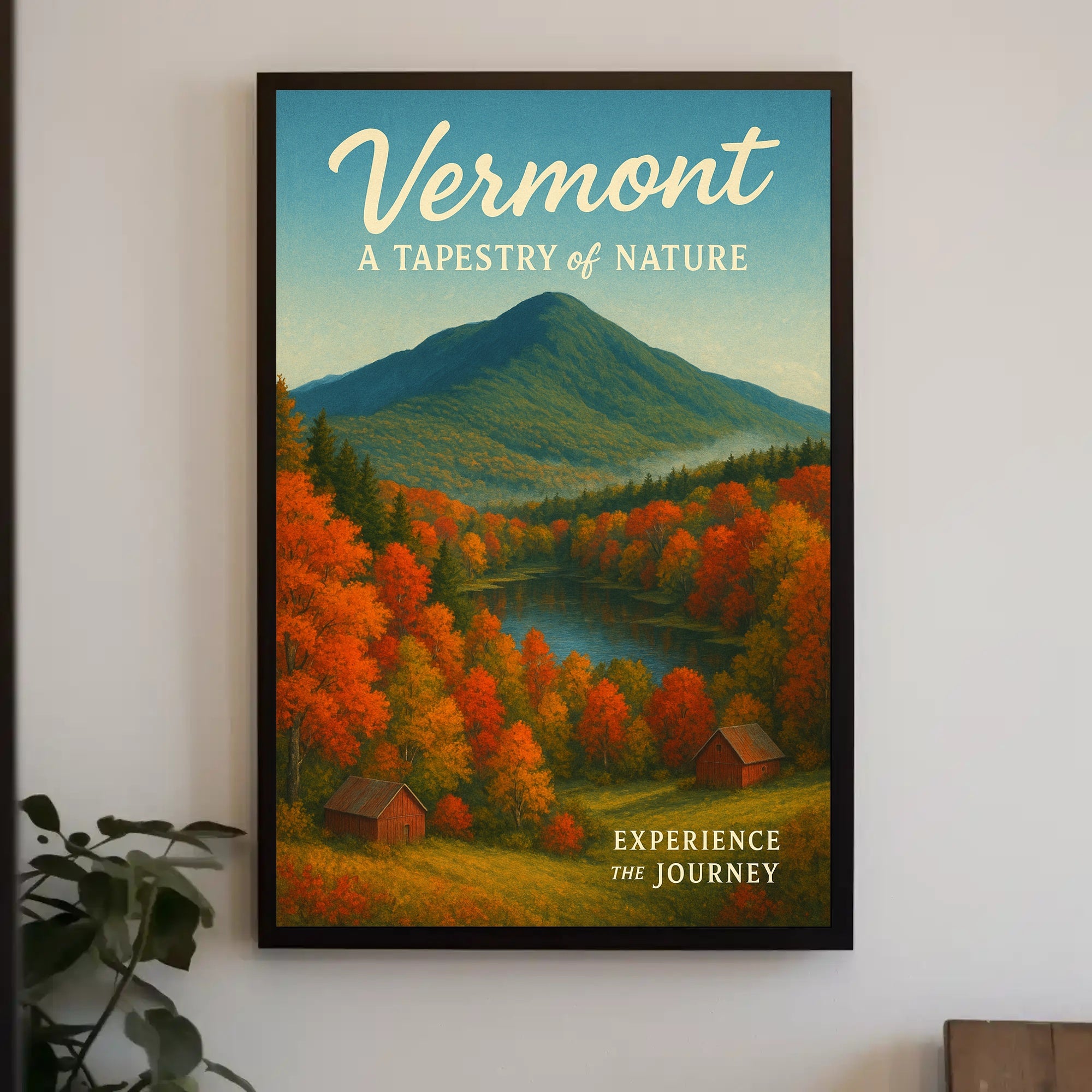 Vermont Nature Tapestry Poster Wall Art Print