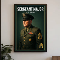 Sergeant Major U.S. Army Poster PosterGoat
