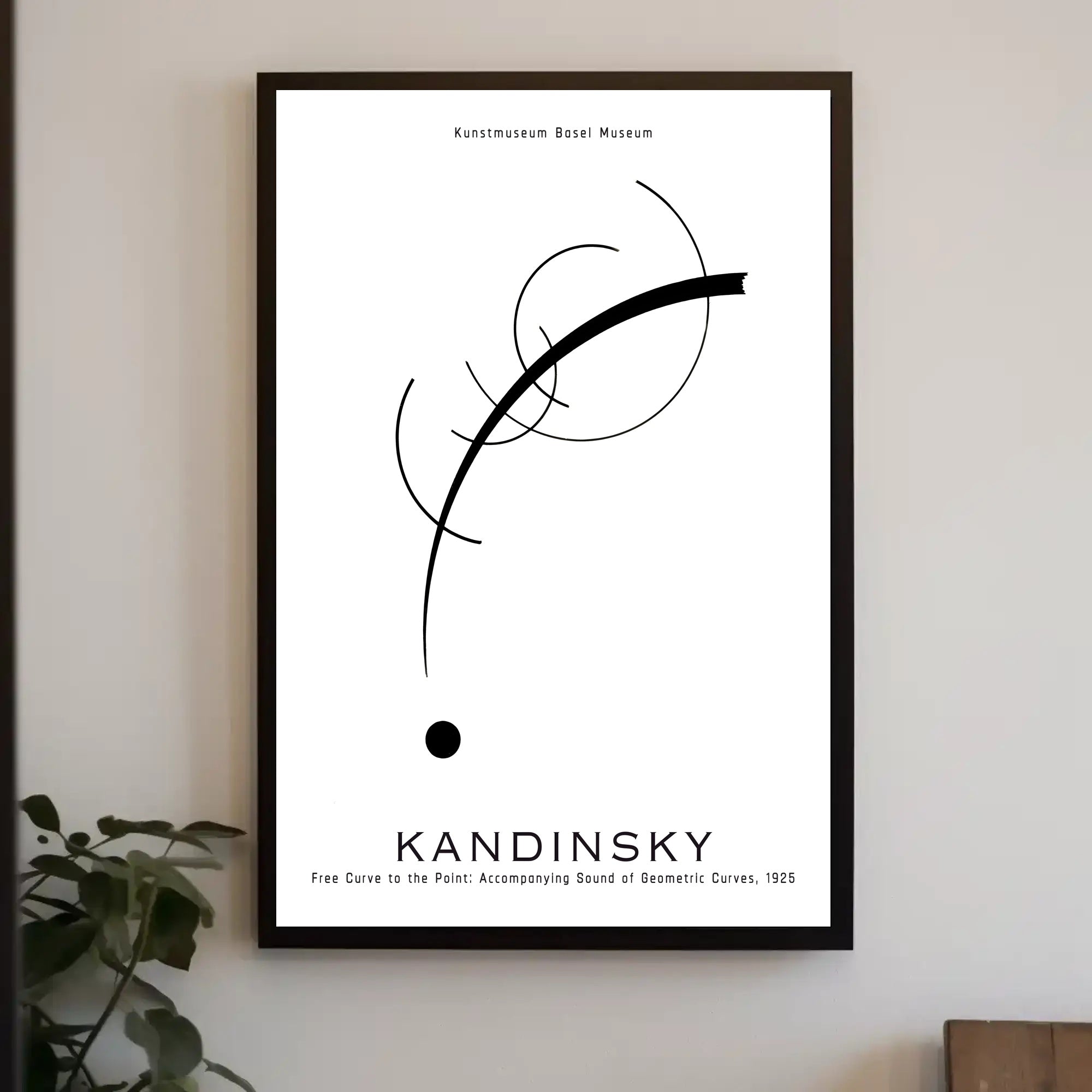 Kandinsky at Kunstmuseum Basel Poster