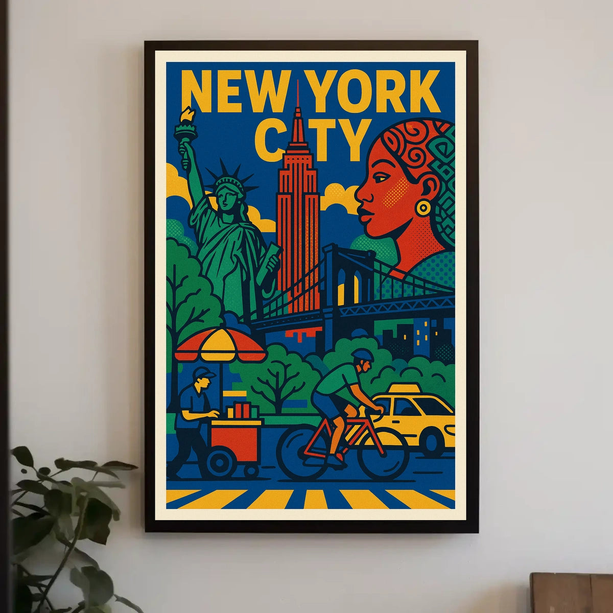 Vibrant New York City Poster