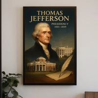 Thomas Jefferson Legacy Historical or Presidential Poster PosterGoat