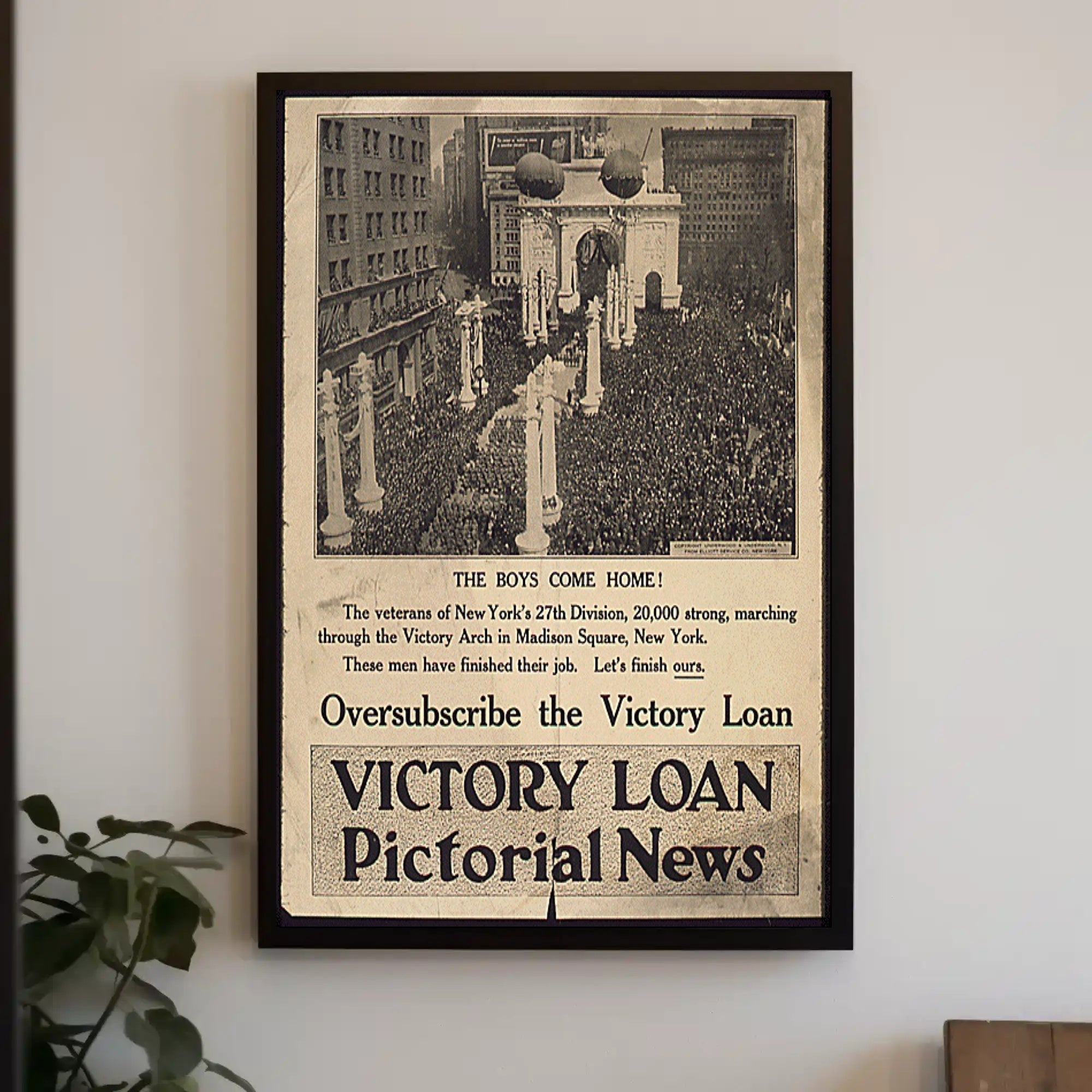 Madison Square Victory Arch: Celebrating Heroes, Historical Poster