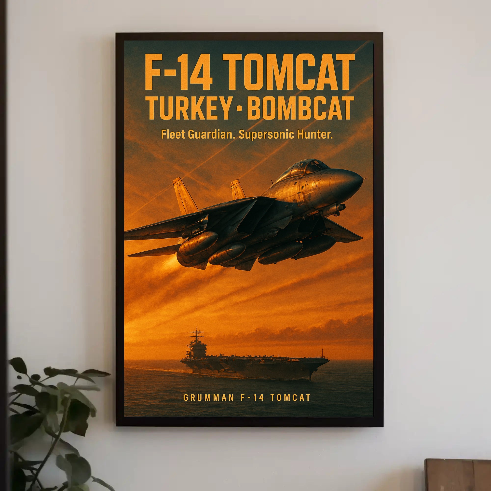 F-14 Tomcat Fleet Guardian Poster