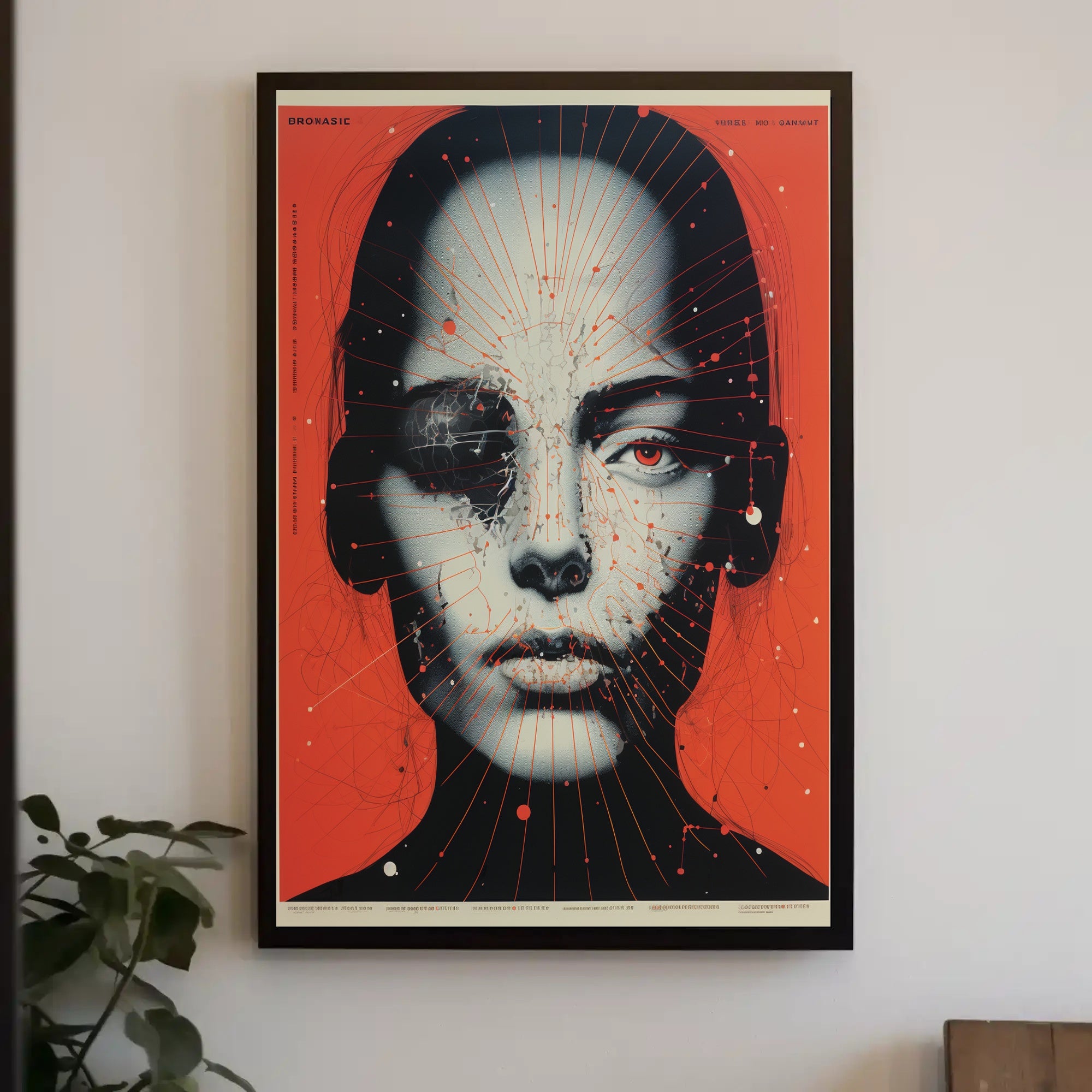 Abstract Connections Abstract Poster