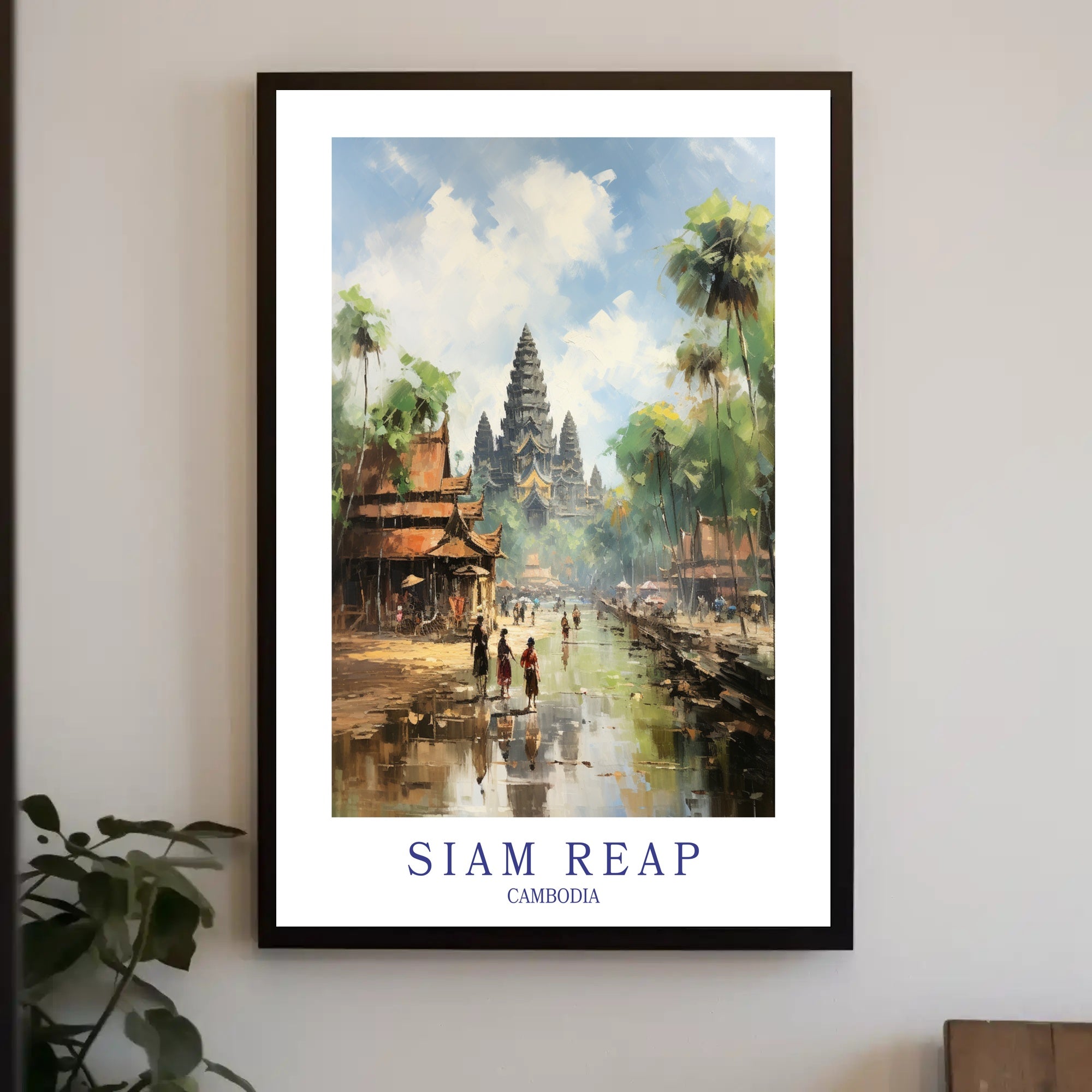Siem Reap, Cambodia Poster PosterGoat