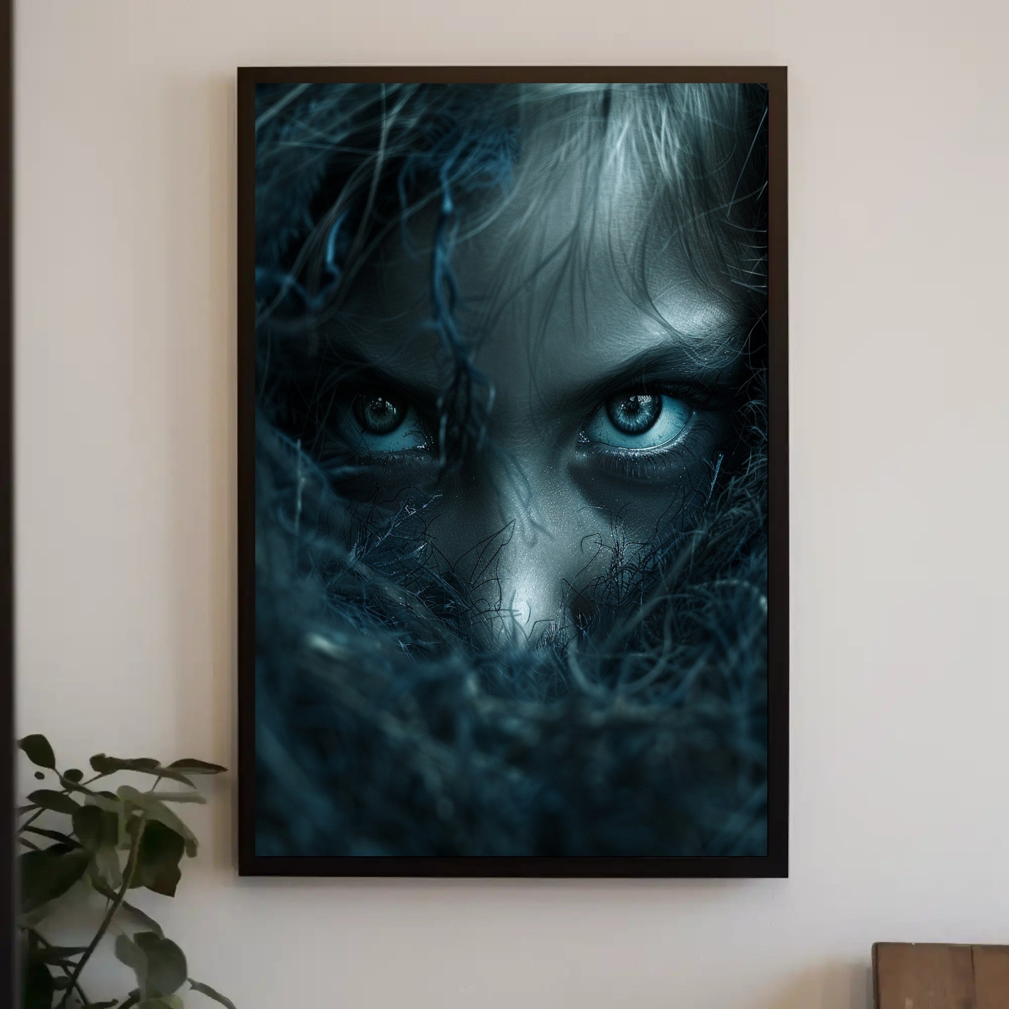 Breathtaking Abstract Landscape Poster: Vibrant Colors, Dynamic Horizon PosterGoat