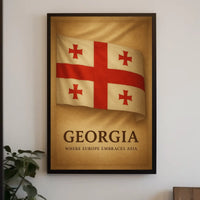Georgia Where Europe Embraces Asia Poster