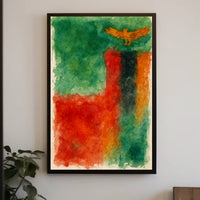 Abstract Eagle Colors Bold Wanderlust Poster