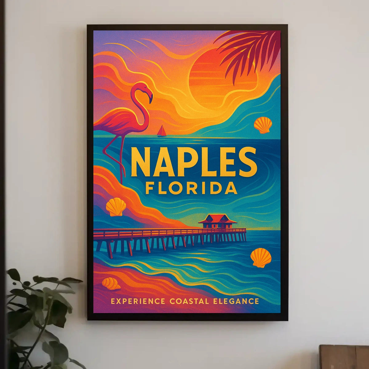 Naples, Florida Experience Coastal Elegance Poster