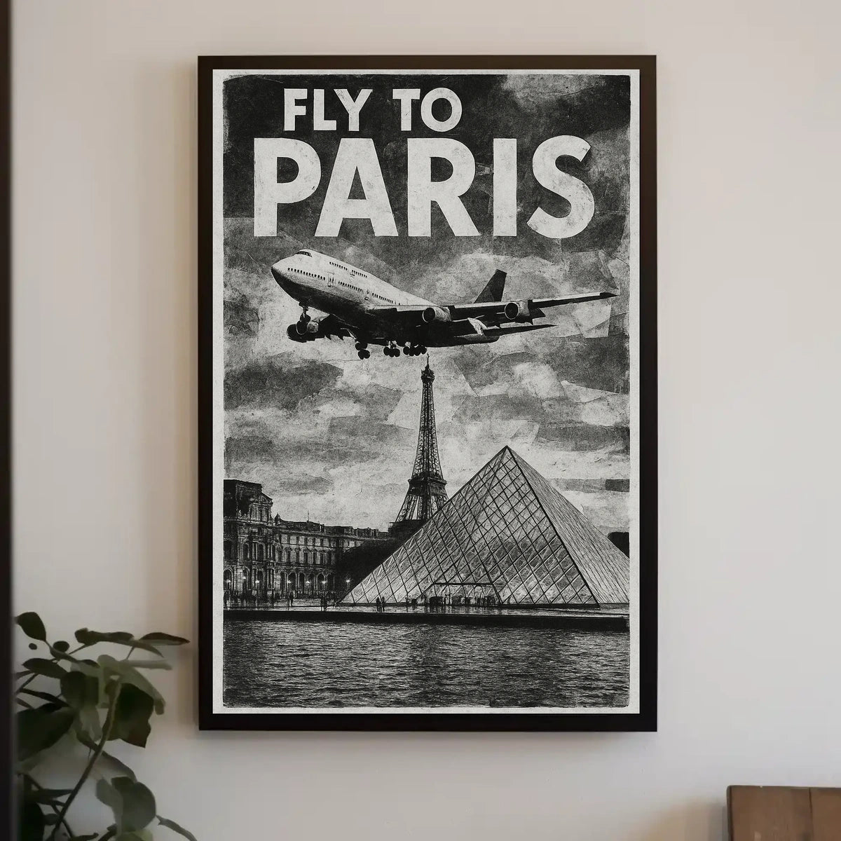 Fly To Paris Poster