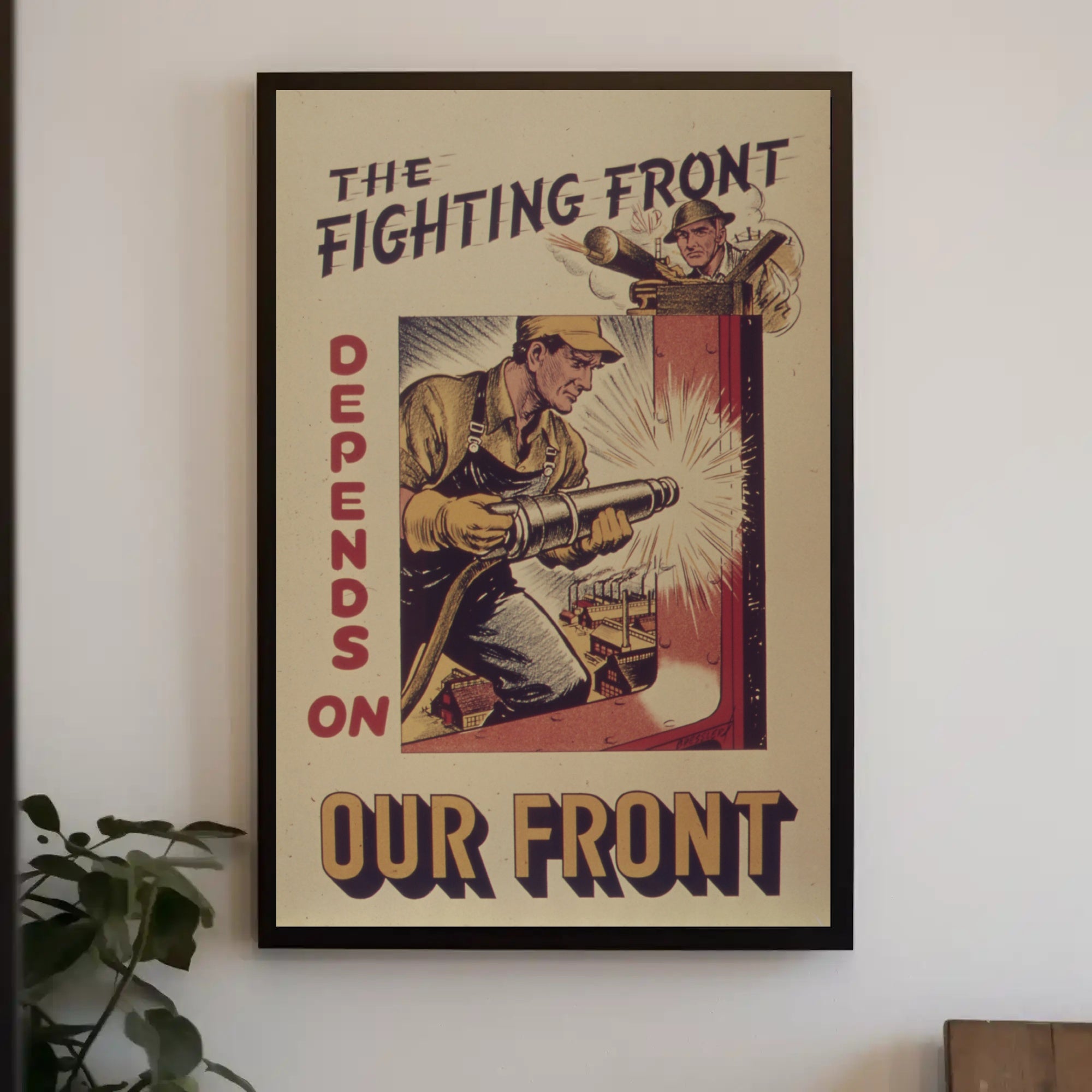 Homefront Support WWII Poster: A Symbol of Unity