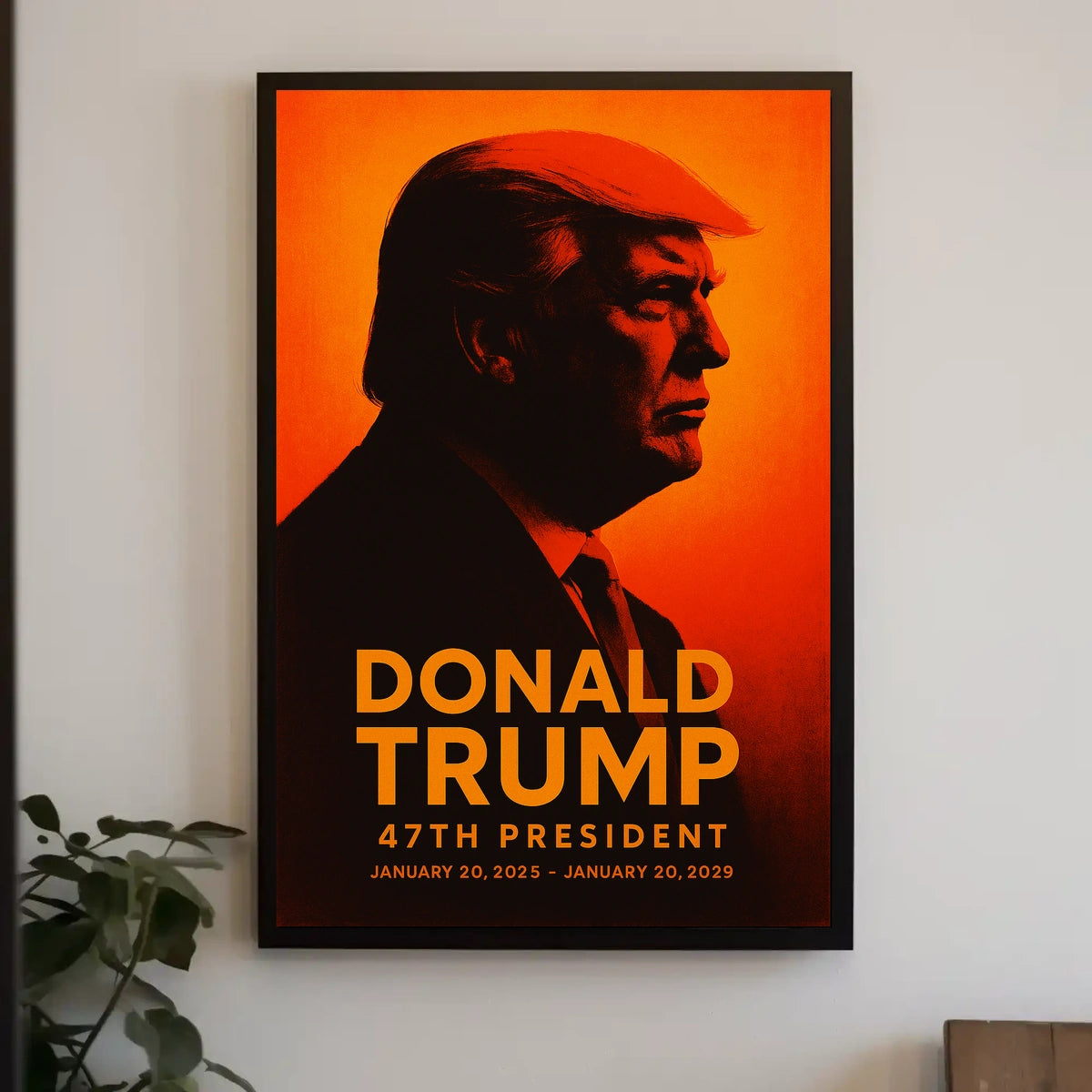 Donald Trump 47th President Patriotic Vintage Poster