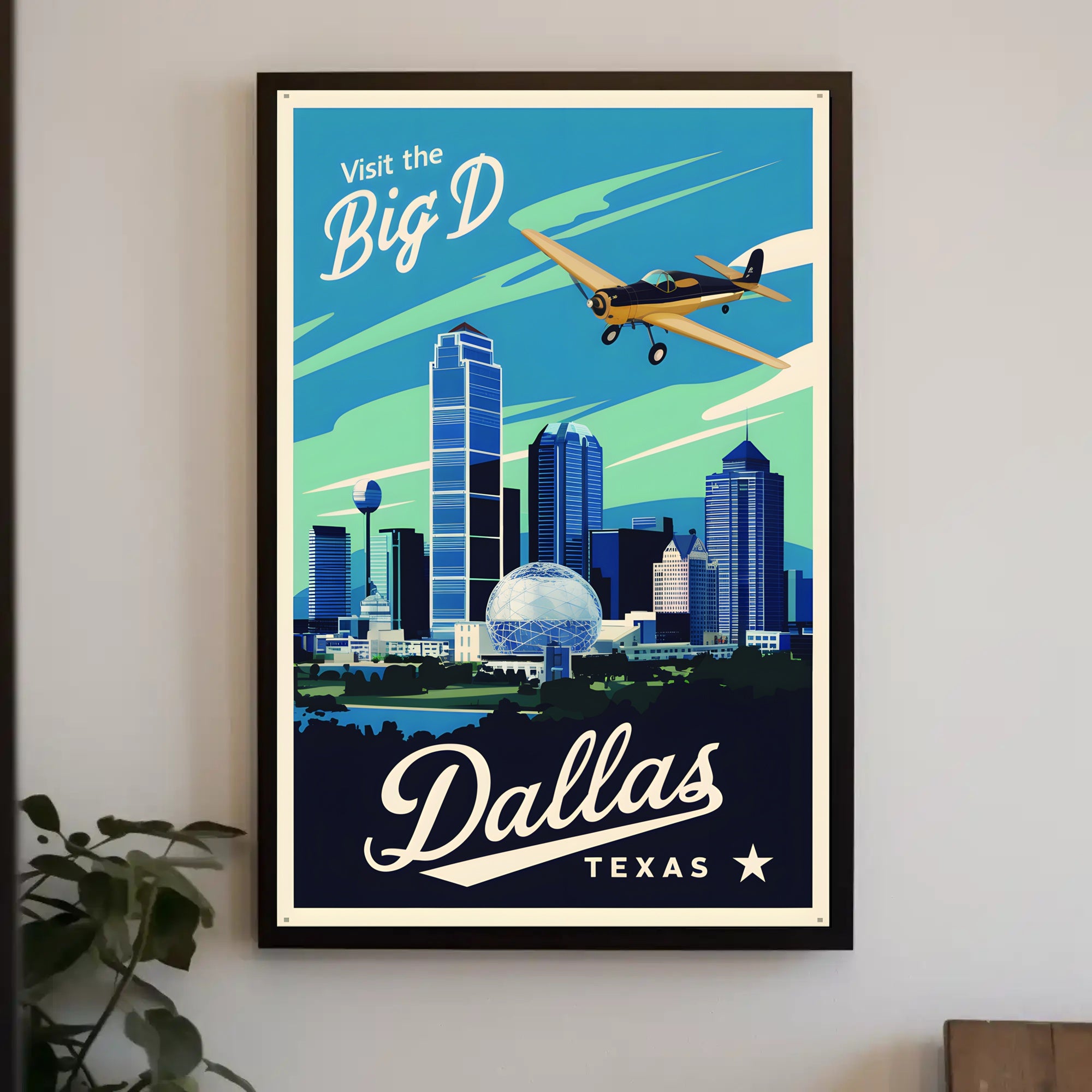 Visit the Big D Poster
