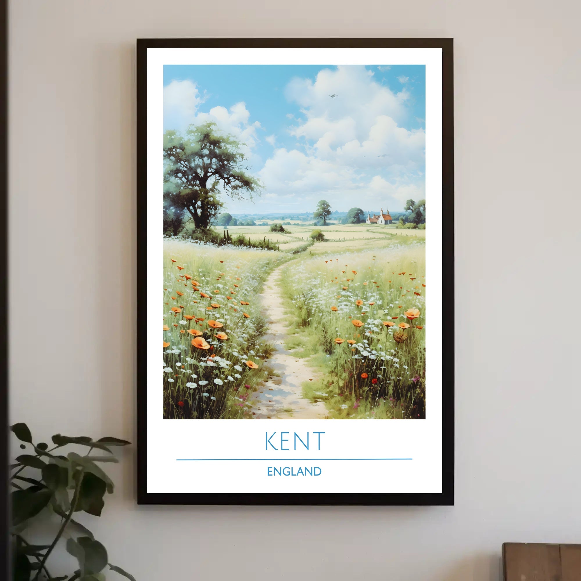 Scenic Kent Landscape Poster