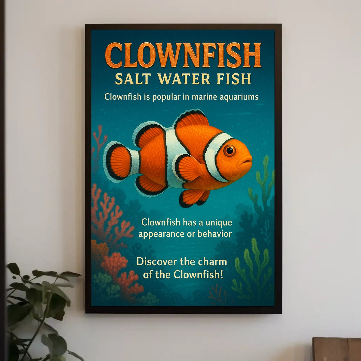 Discover the Charm of the Clownfish Poster