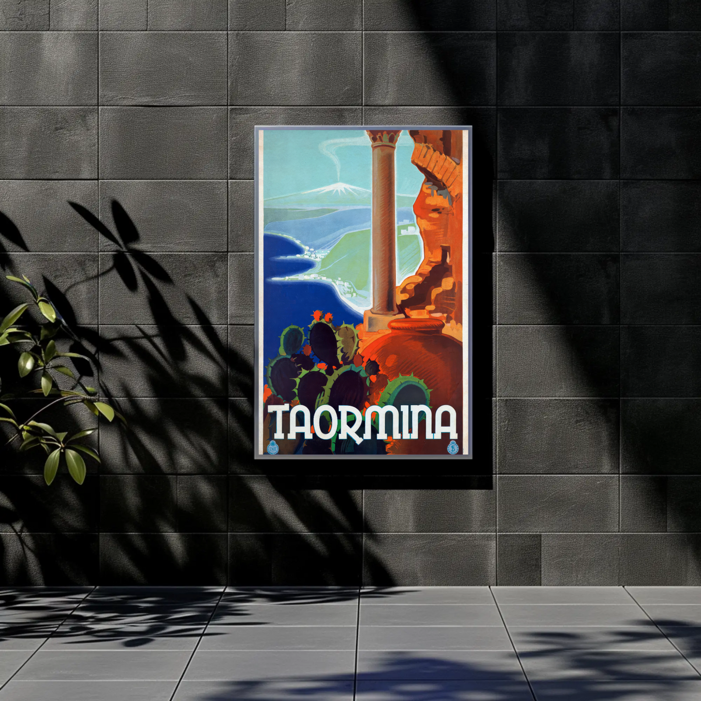 Taormina Travel Poster