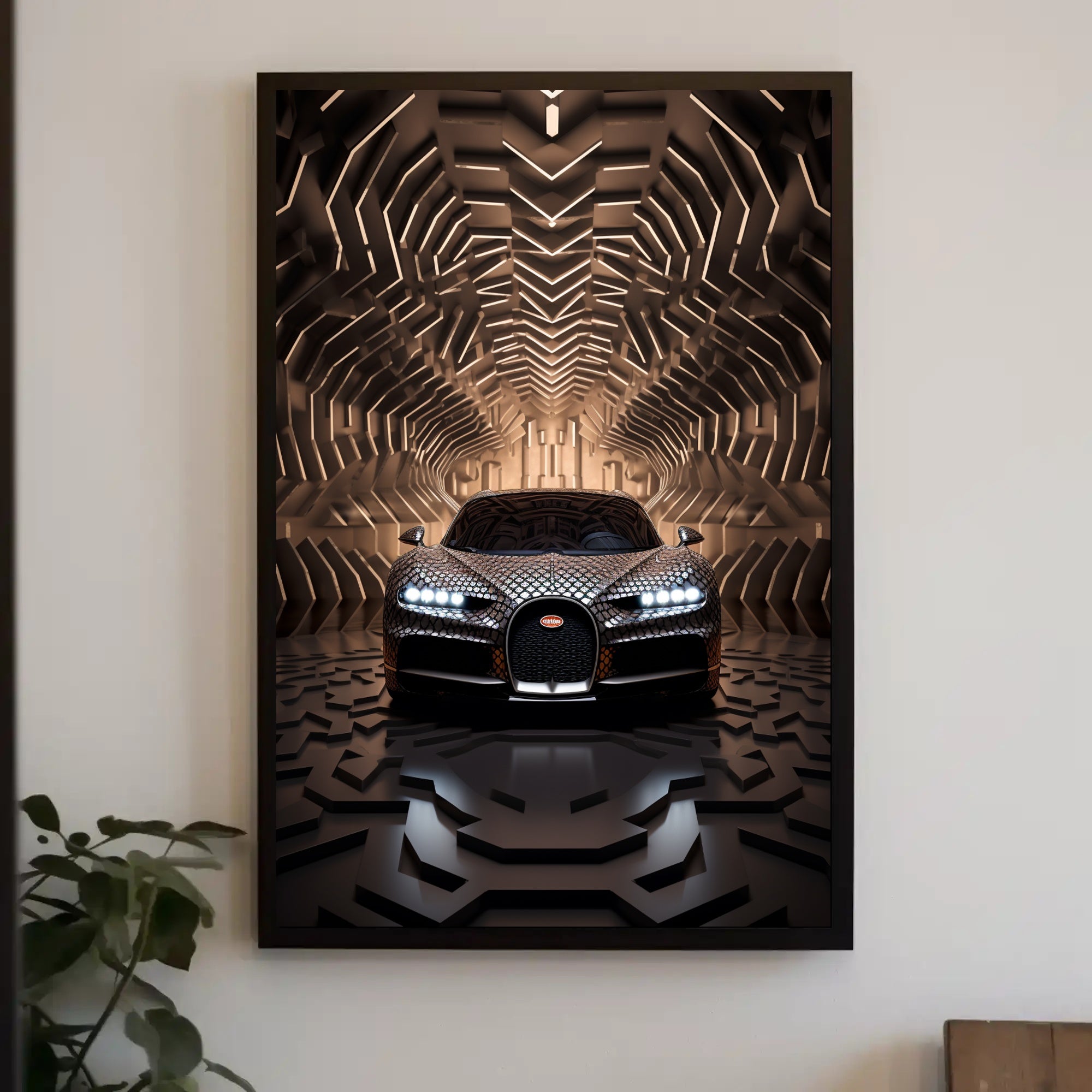 Futuristic Elegance Poster