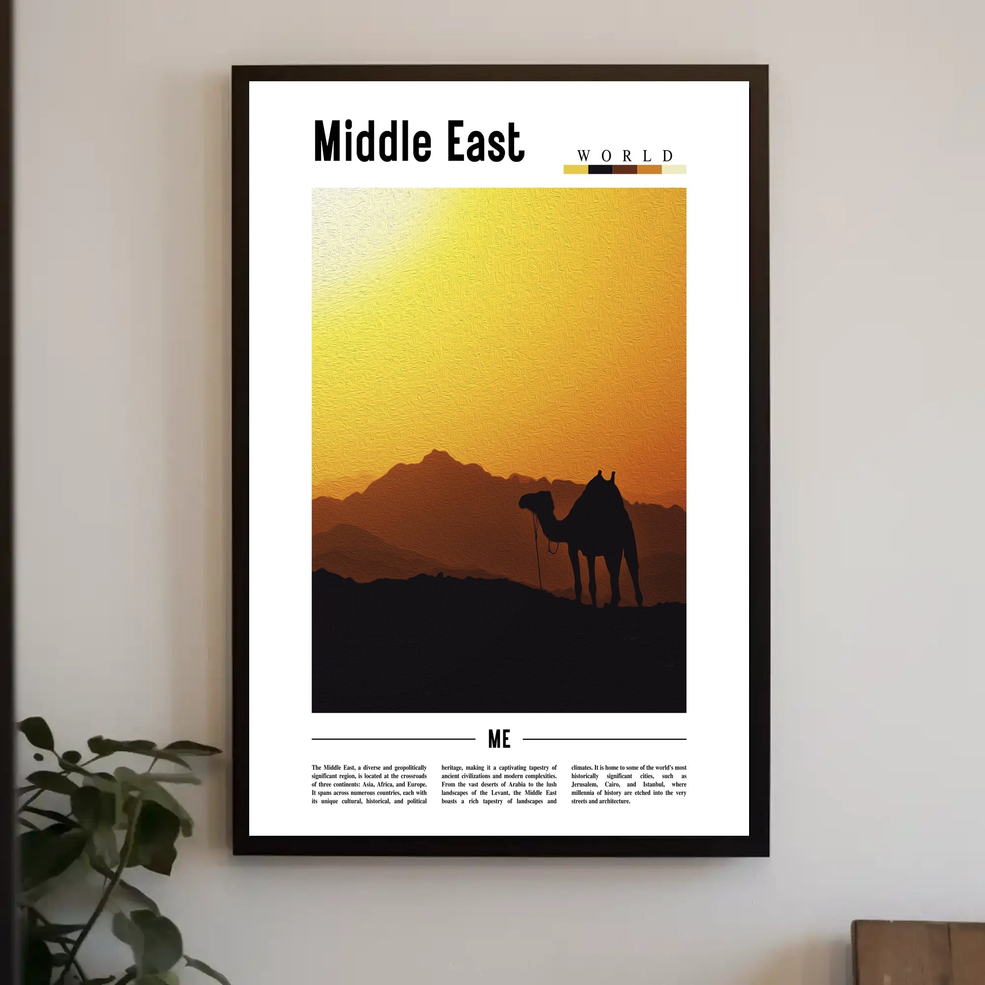 Middle Eastern Heritage Celebration Cultural or Heritage Poster PosterGoat
