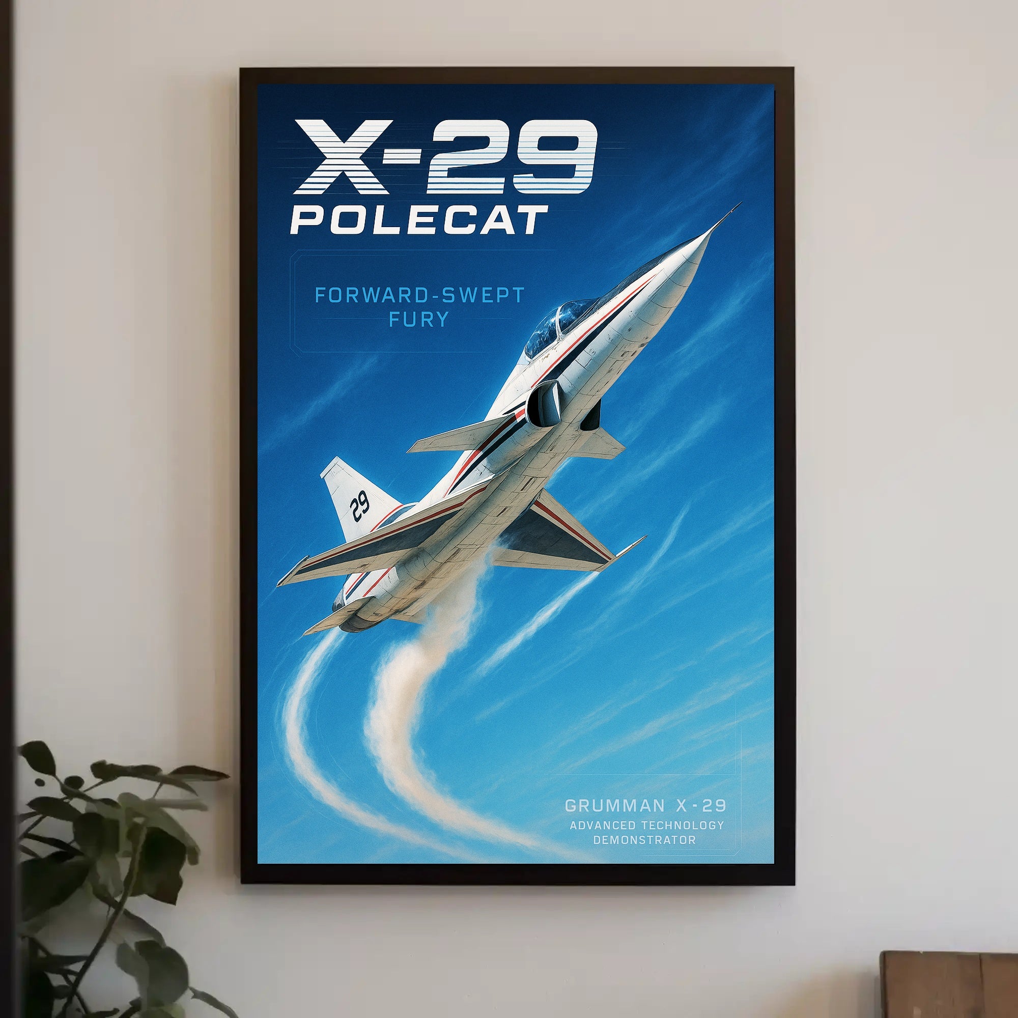 X-29 Polecat Poster PosterGoat