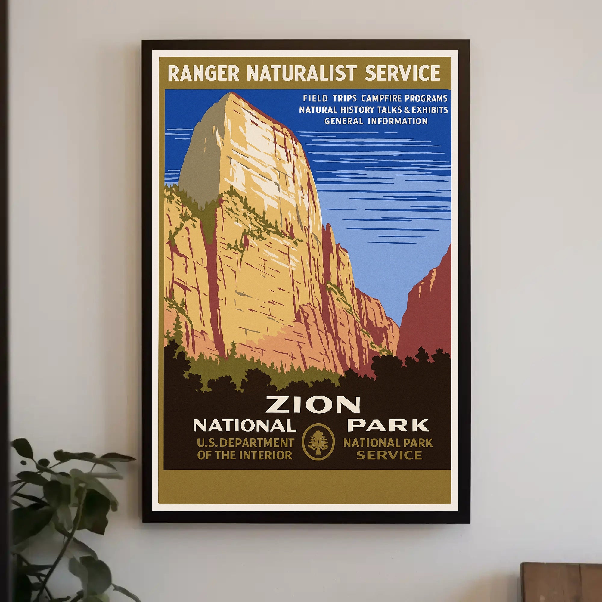 Zion National Park Explore Nature Poster PosterGoat