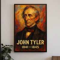 John Tyler Presidential Term 1841-1845 Poster