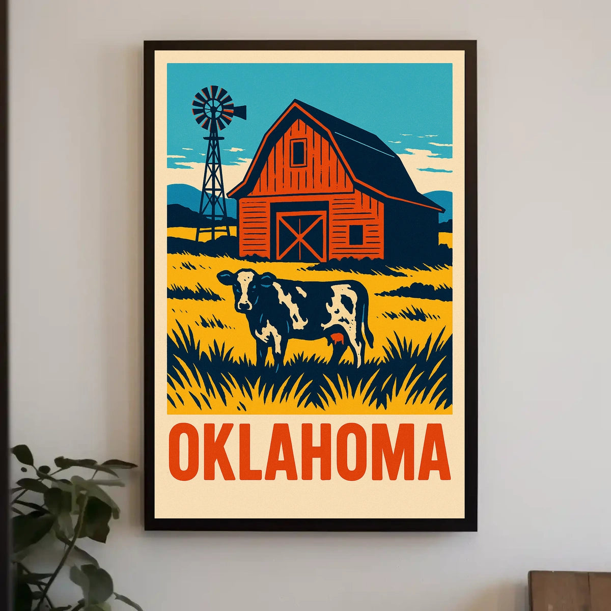 Oklahoma Countryside Poster