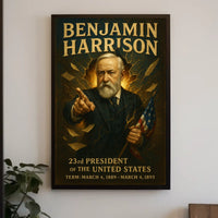 Benjamin Harrison 23rd President Poster