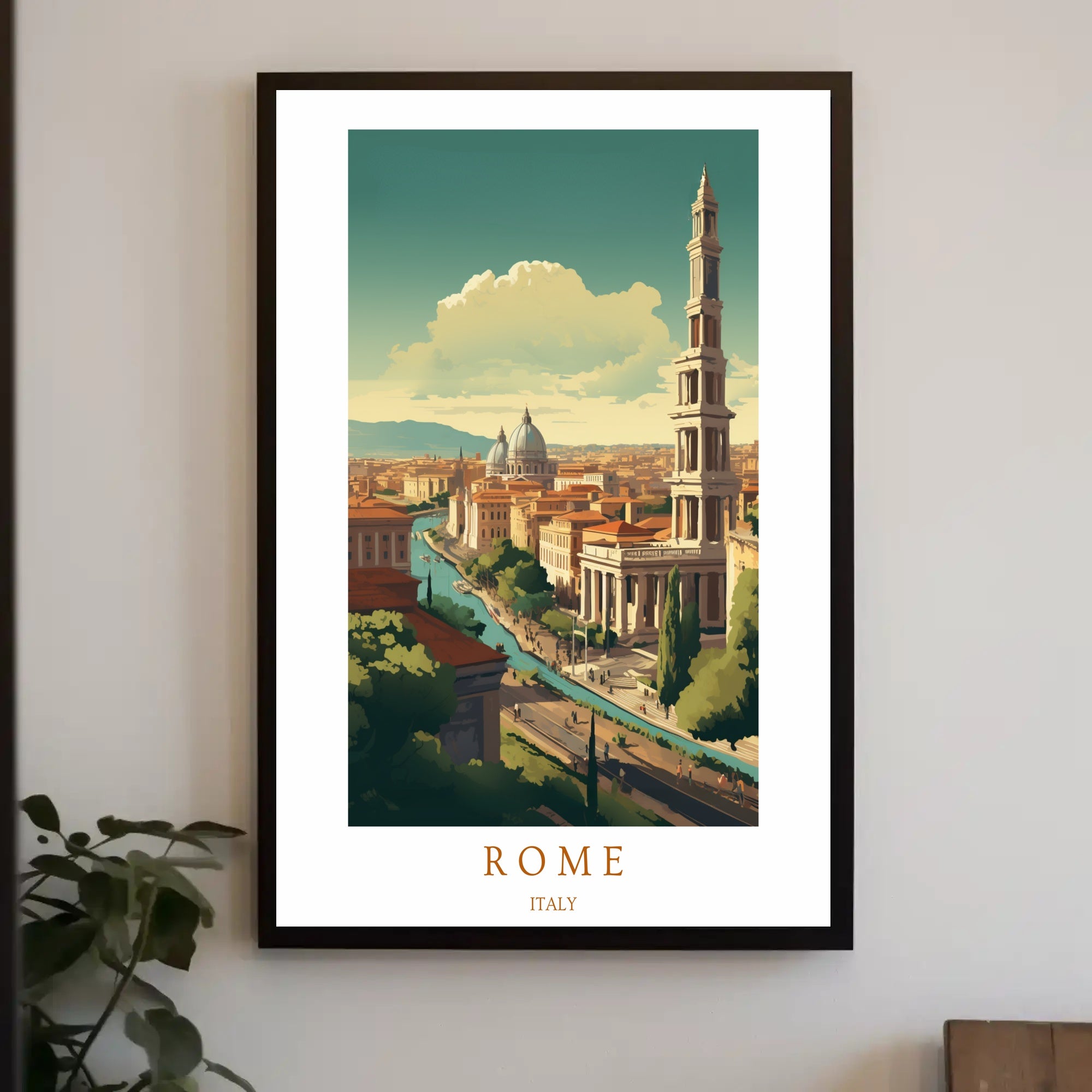Scenic View of Rome Poster PosterGoat