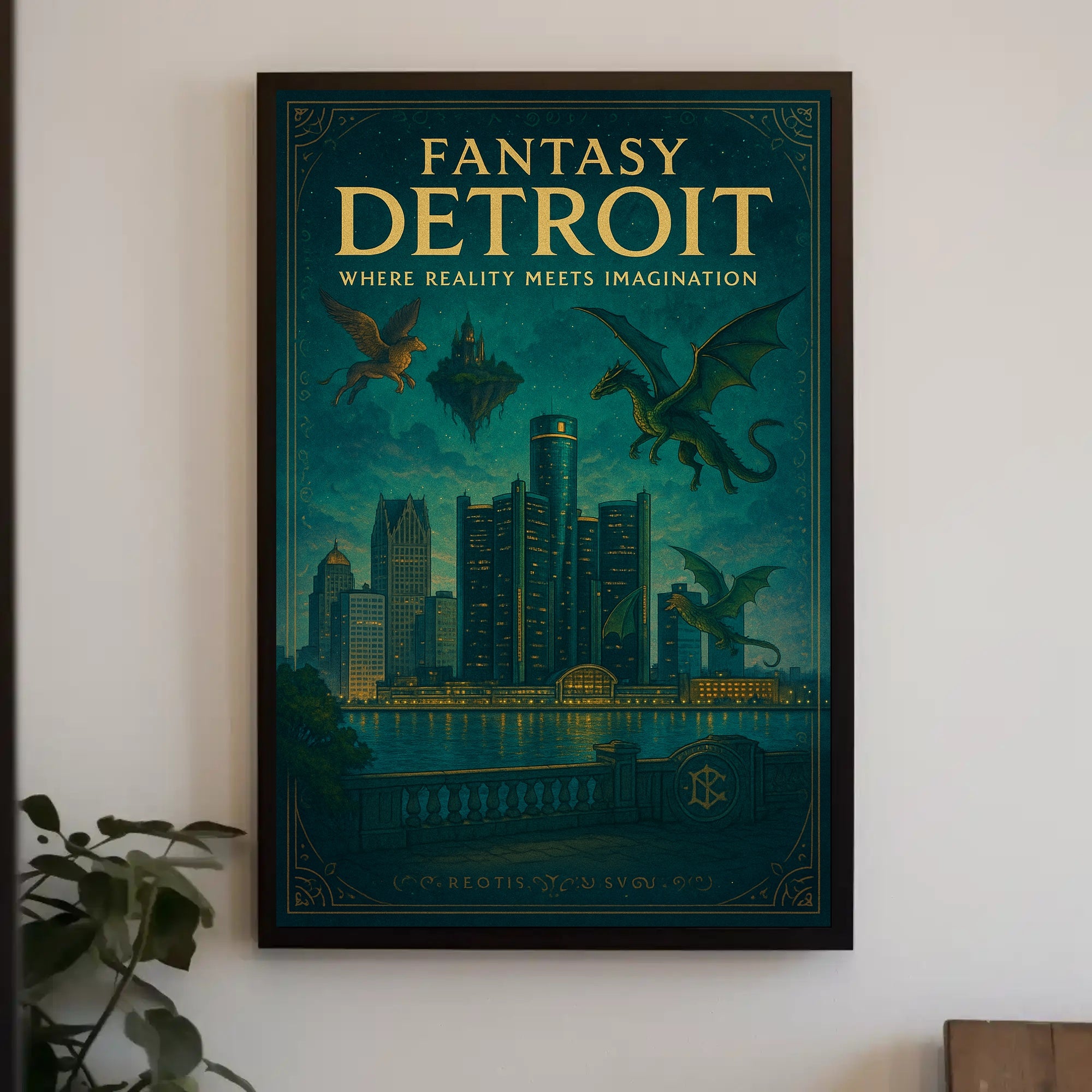 Fantasy Detroit Poster