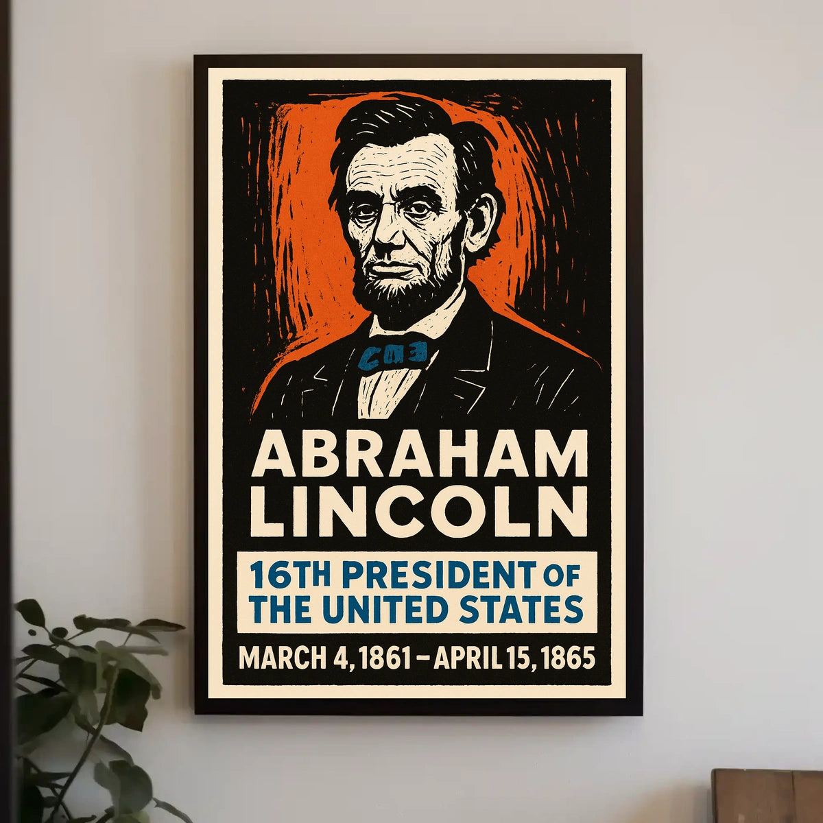 Abraham Lincoln 16Th President Poster