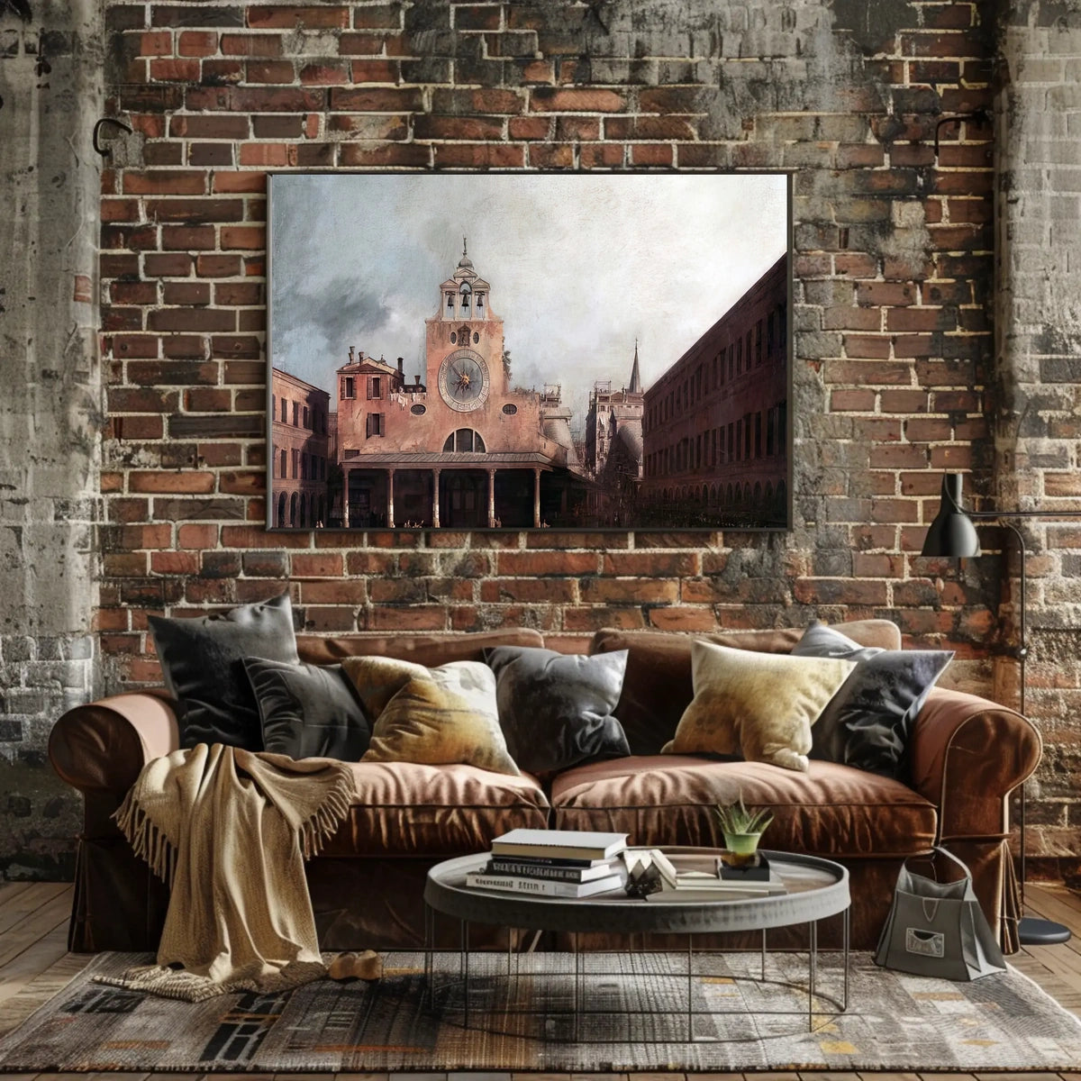 Timeless Venice Scene: Architectural Art in Heritage Poster