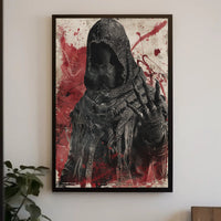 The Enigmatic Figure Art Poster Decor for Home and Office PosterGoat