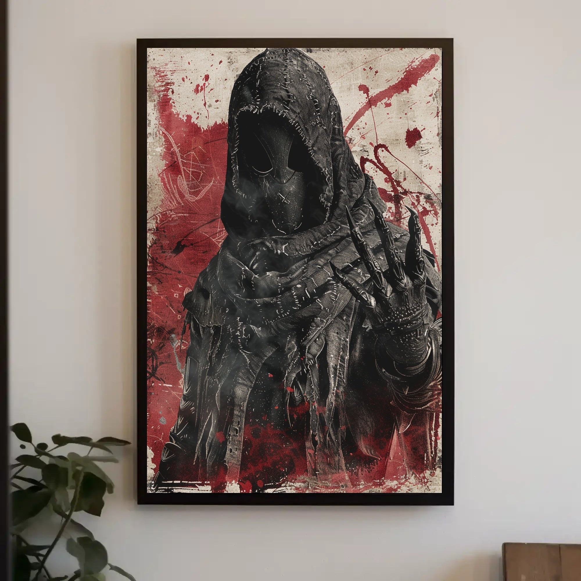 The Enigmatic Figure Art Poster Decor for Home and Office PosterGoat