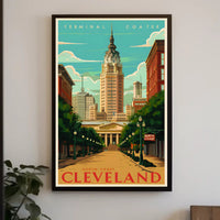 Discover Cleveland's Architectural Charm Poster