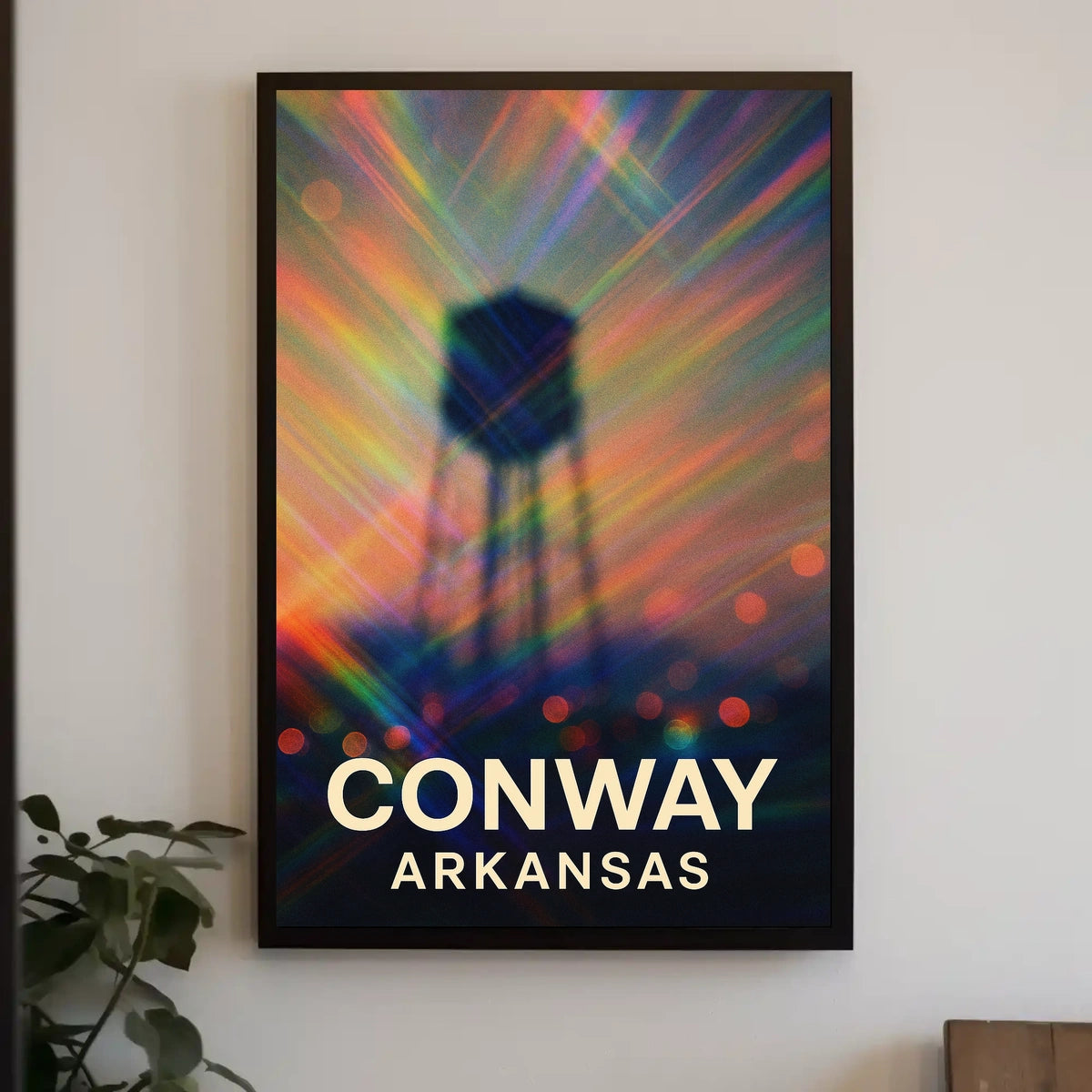 Conway Arkansas Scenic Minimalist Wanderlust Poster