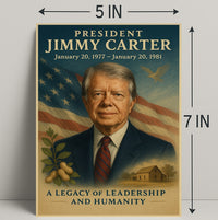 Jimmy Carter A Legacy of Leadership Poster PosterGoat