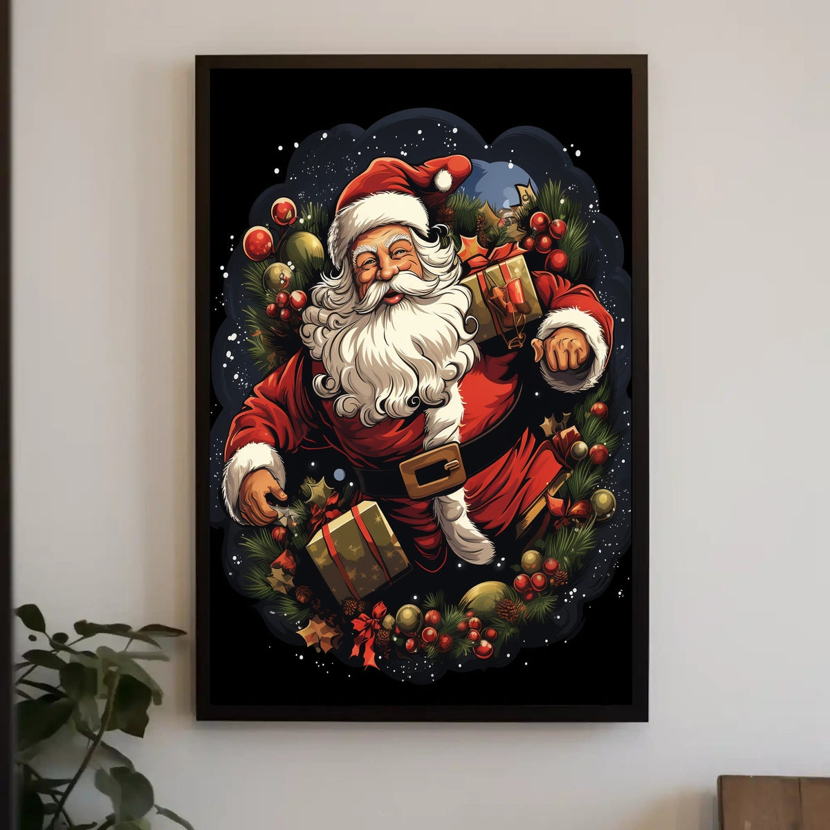 Santa Claus Holiday Cheer Poster