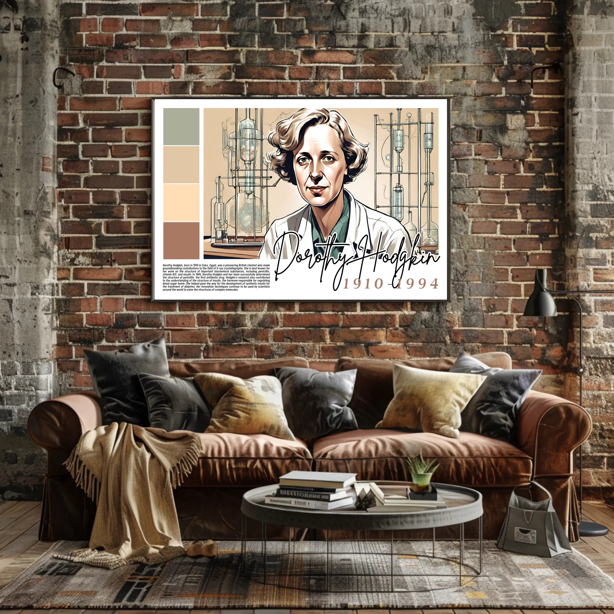 Dorothy Hodgkin Tribute Poster