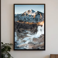 Majestic Snow-Capped Mountain Wilderness Adventure Poster