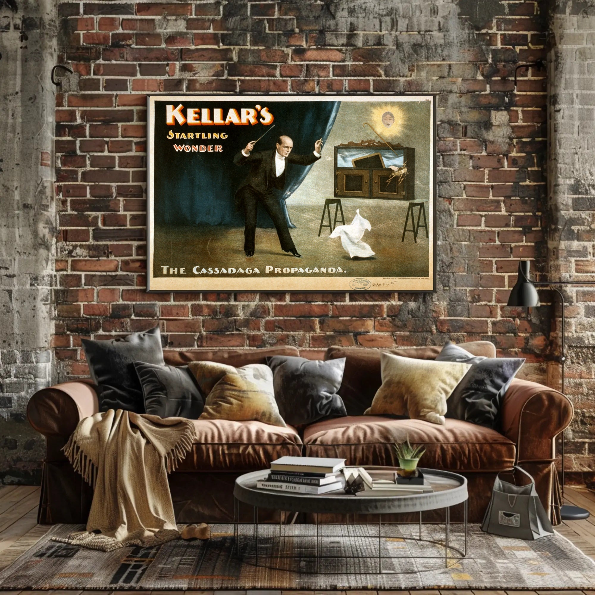 Kellar's Enchanting Show Vintage Magic Poster